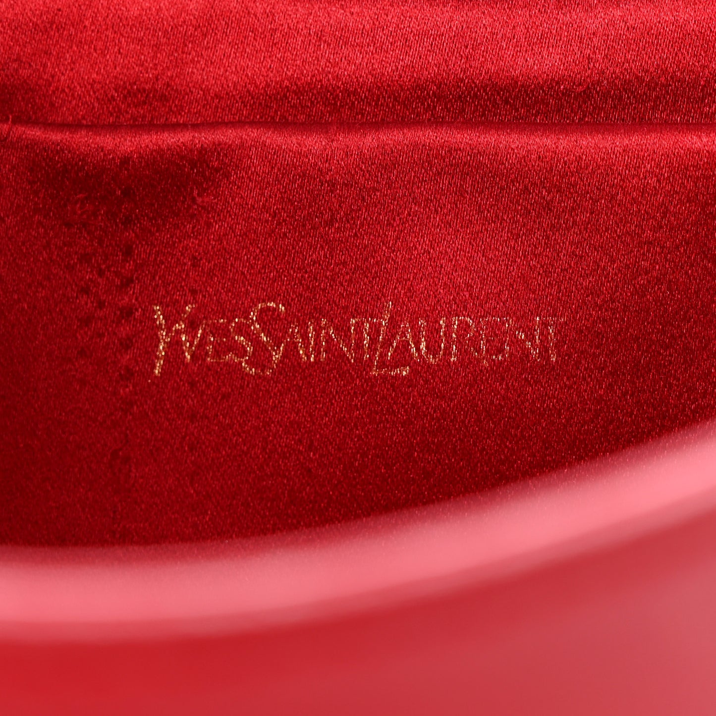 Textured Patent Monogram Large Belle De Jour Clutch Red