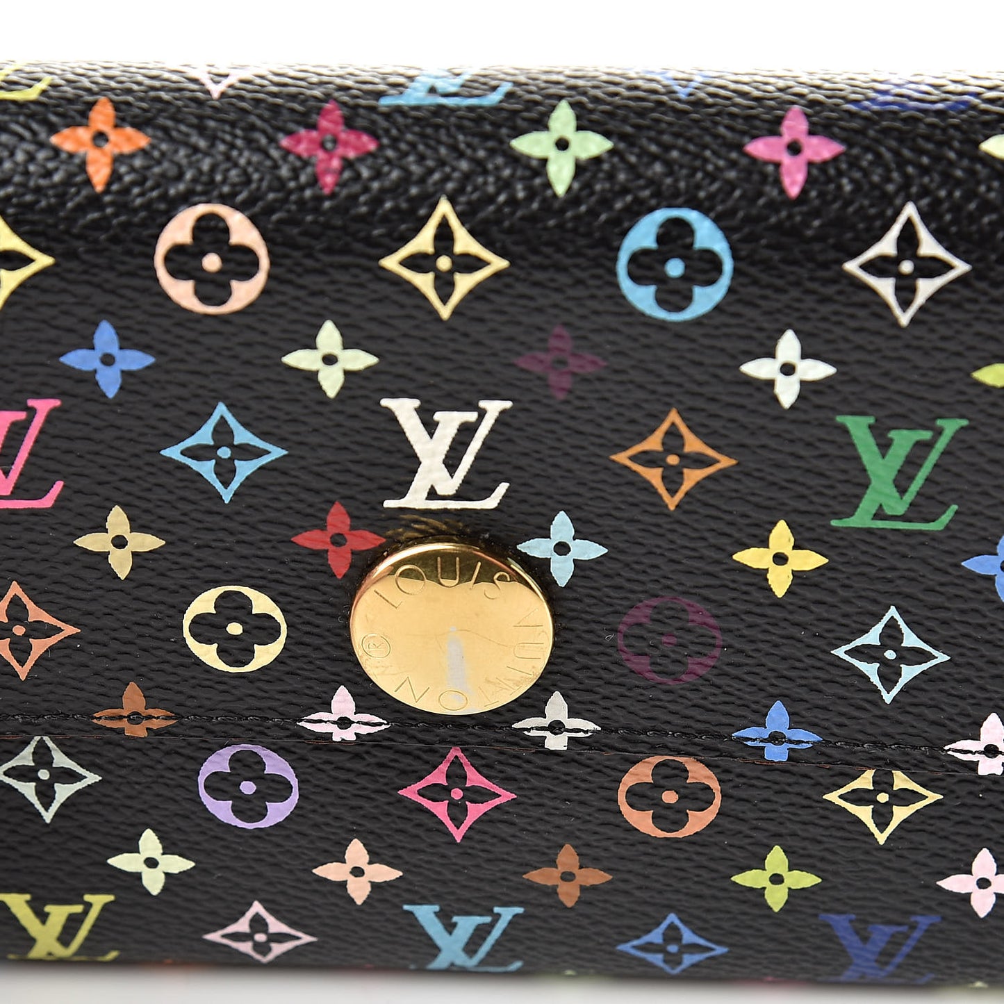 Monogram Multicolor Sarah Wallet Black Grenade