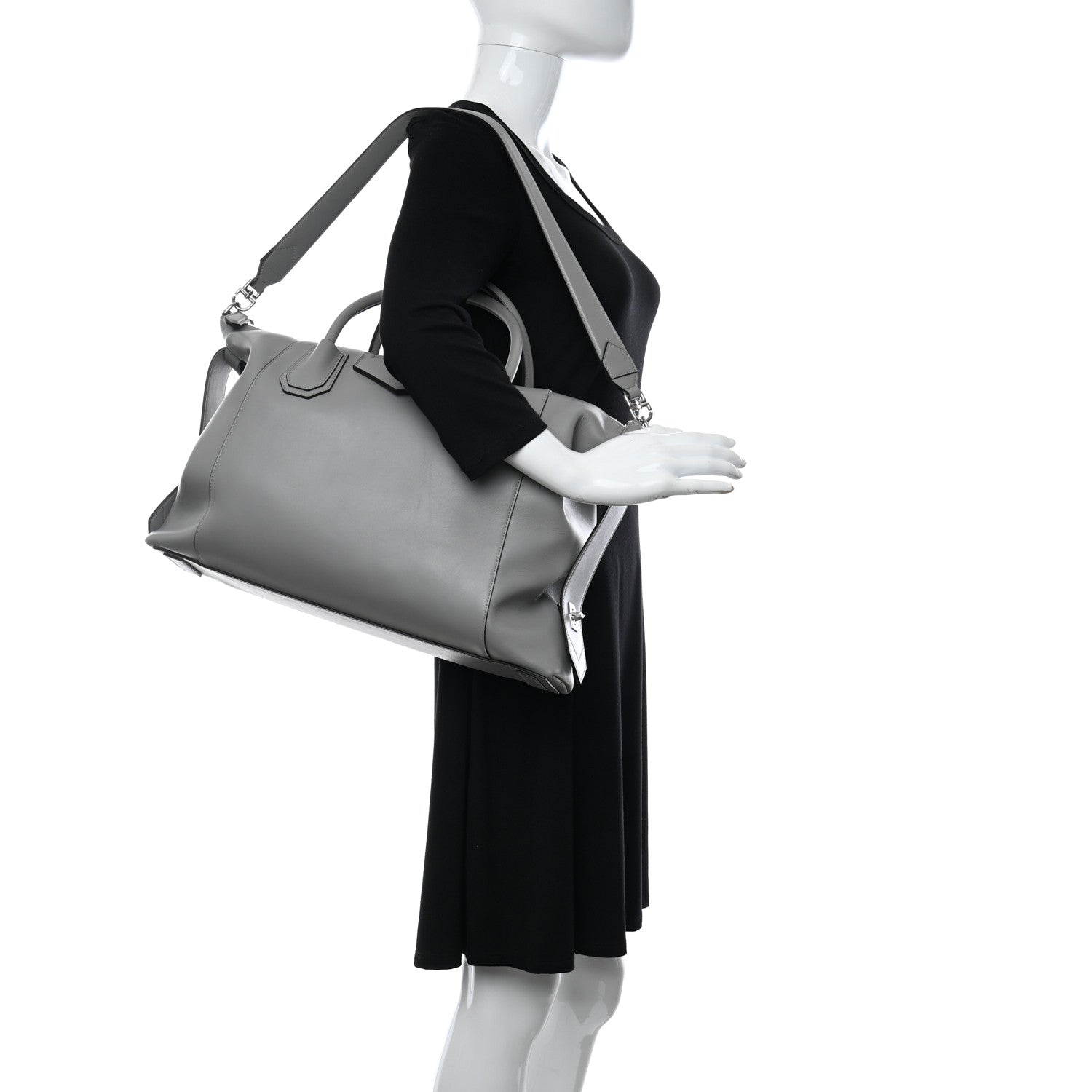 Givenchy Smooth Calfskin Medium Soft Antigona Grey 2 of 10