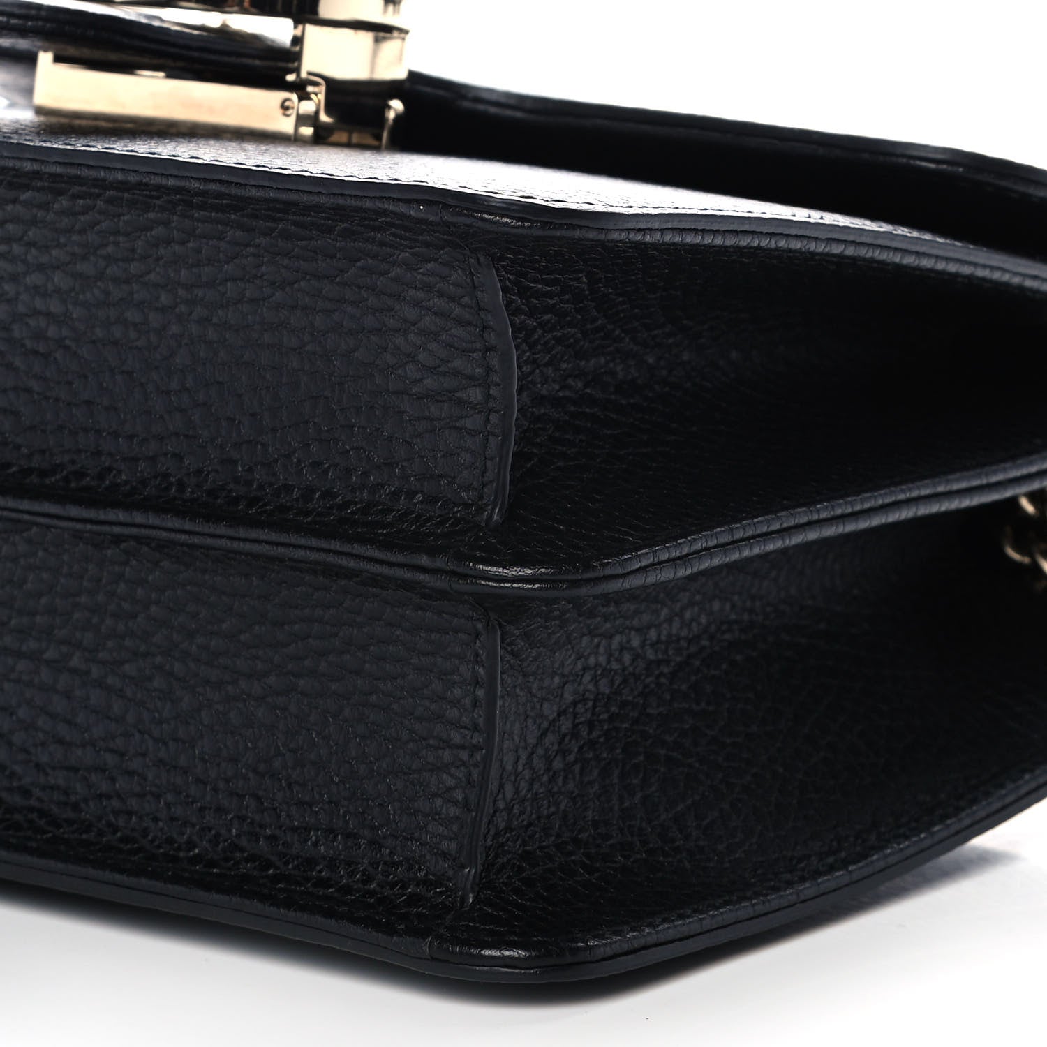 Gucci Dollar Calfskin Small Interlocking G Shoulder Bag Black 11 of 11