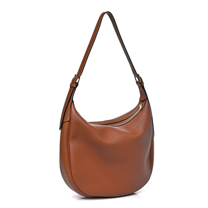 Celine Supple Calfskin Medium Triomphe Heloise Shoulder Bag Tan 3 of 11