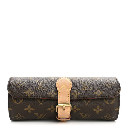 Louis Vuitton Monogram 3 Watch Travel Case 1 of 7