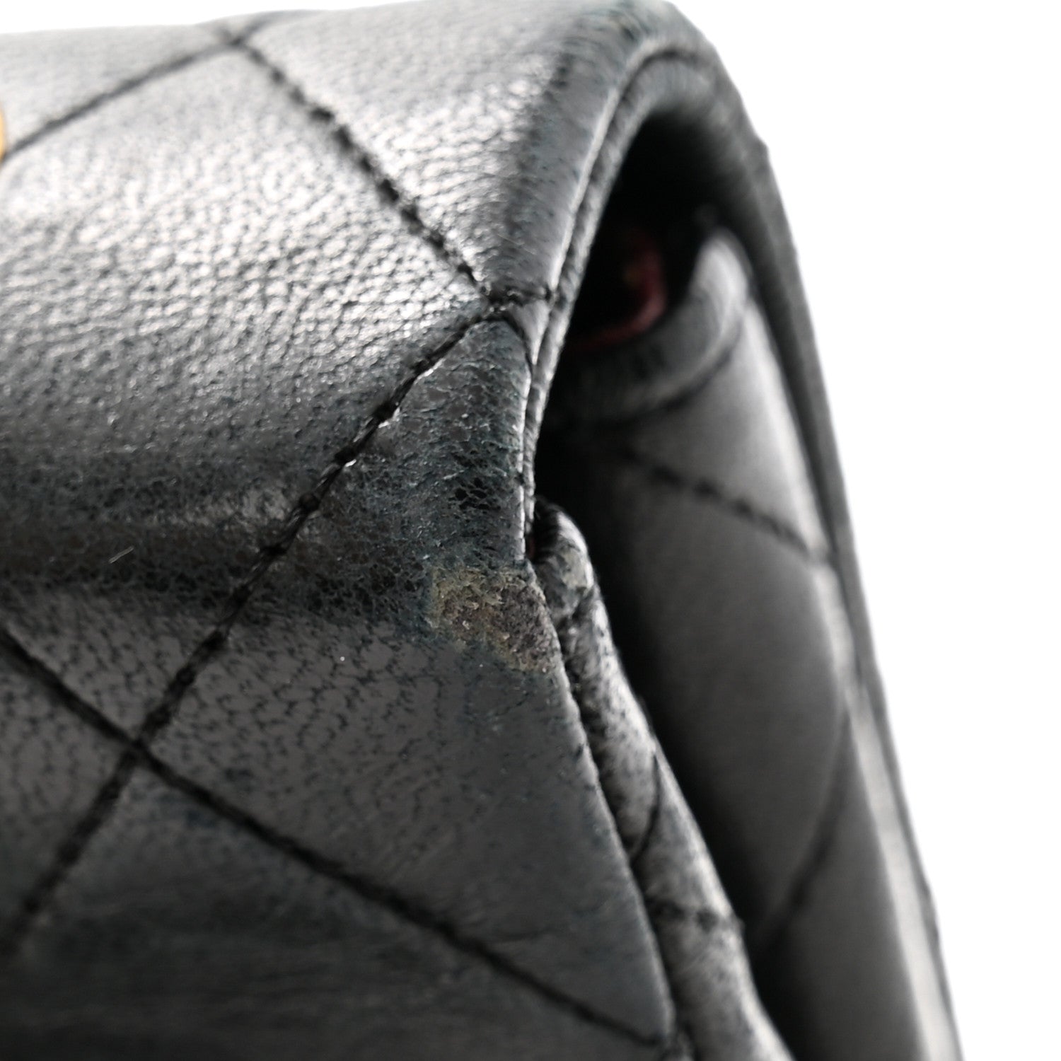 Chanel Lambskin Quilted Small Single Flap Black 14 of 15