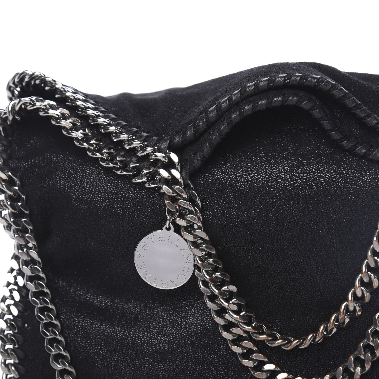 Stella McCartney Shaggy Deer Falabella Fold Over Tote Black 8 of 10