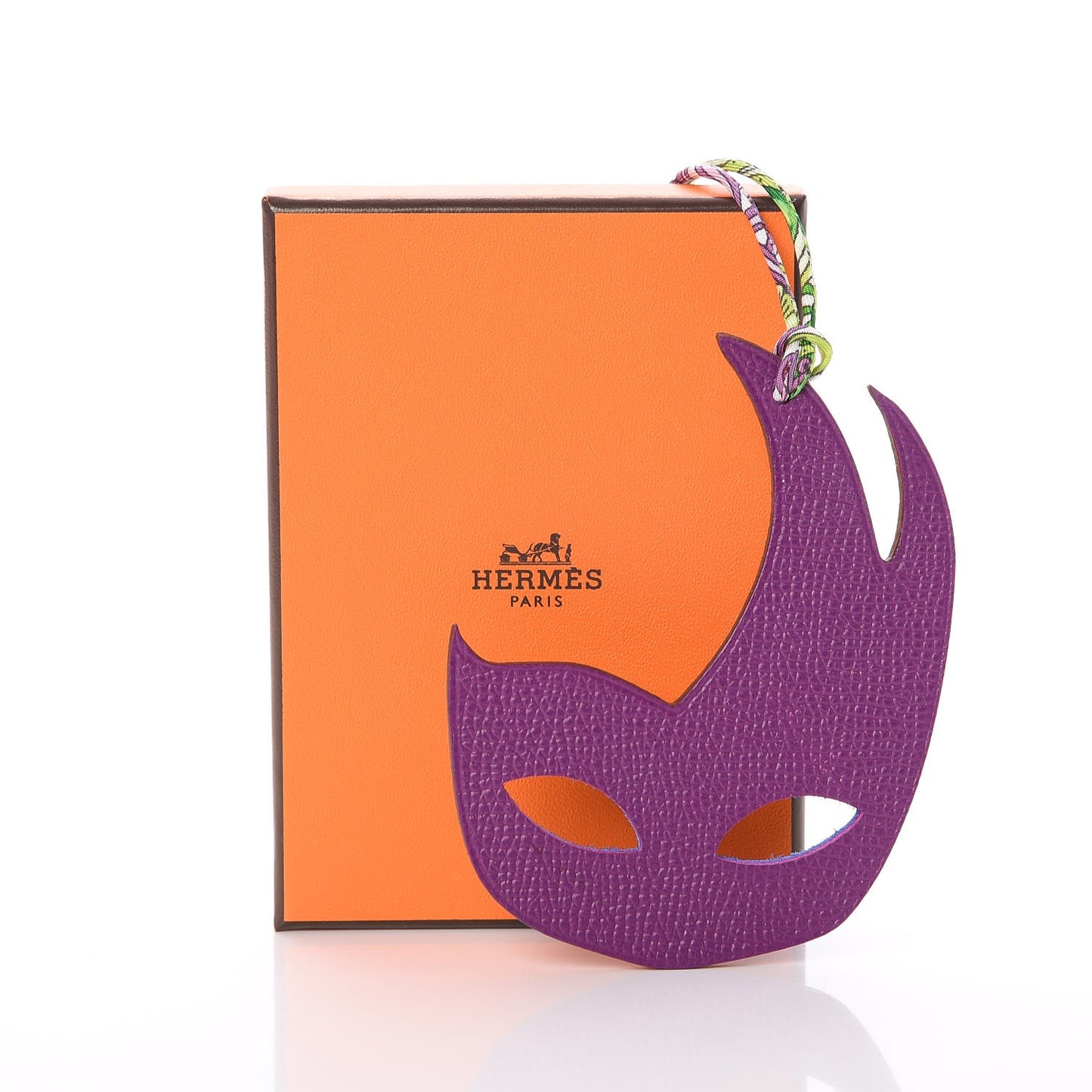 Togo Epsom Petit H Mask Bag Charm Bleu Electrique Anemone