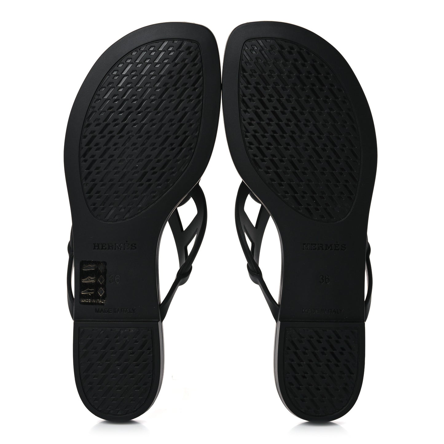 Rubber Womens Egerie Sandals 36 Black