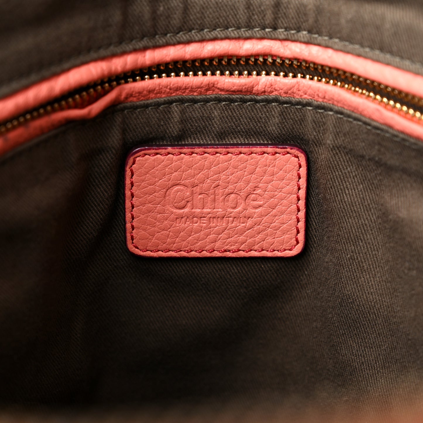 Calfskin Medium Marcie Satchel Coral