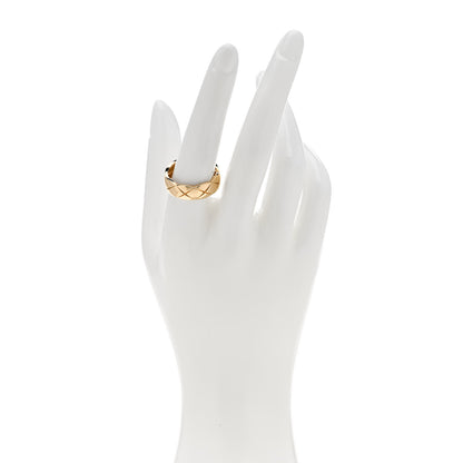Chanel 18K Yellow Gold Small Coco Crush Ring 59 8.75 2 of 6