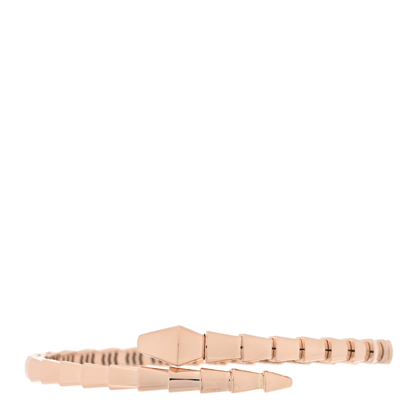 18K Rose Gold Serpenti Viper Bracelet M