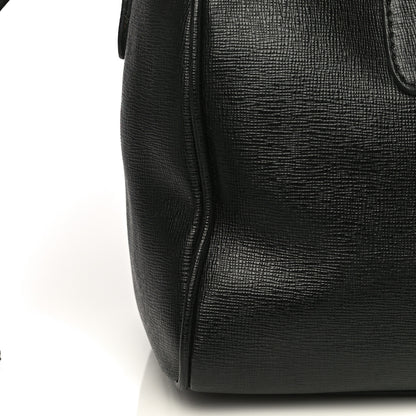 Versace Saffiano Calfskin Palazzo Duffle Bag Black 18 of 19