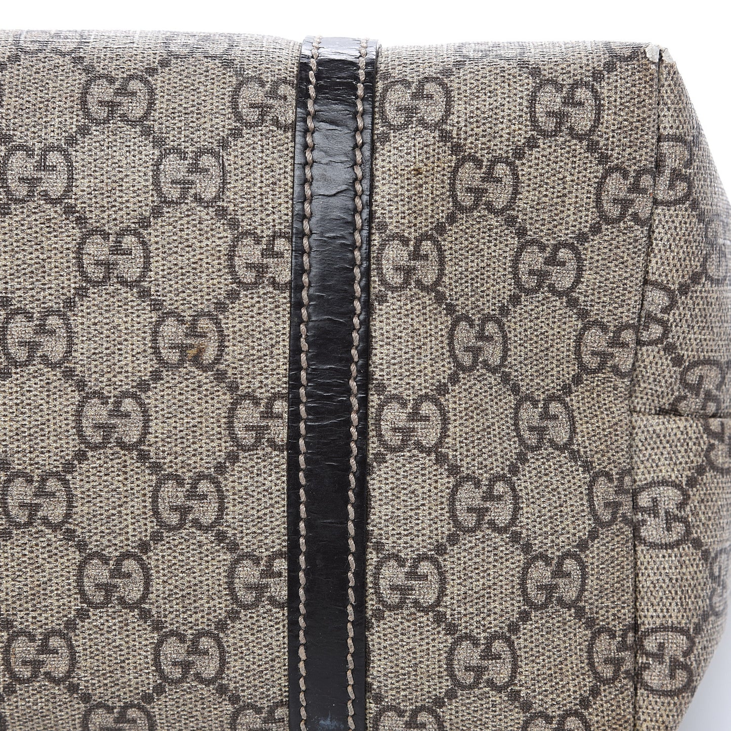 GG Plus Monogram Tattoo Heart Medium Joy Tote Dark Brown