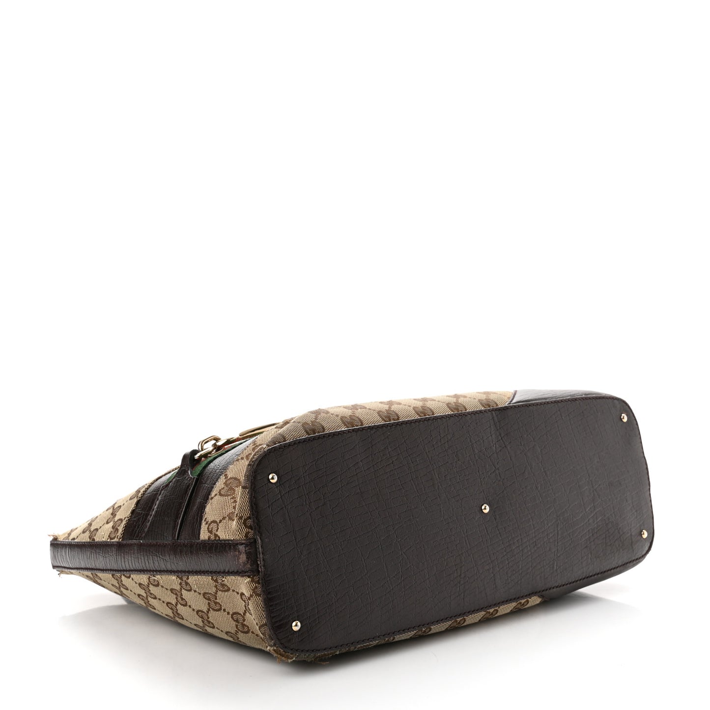 Monogram Medium Hasler Tote Dark Brown