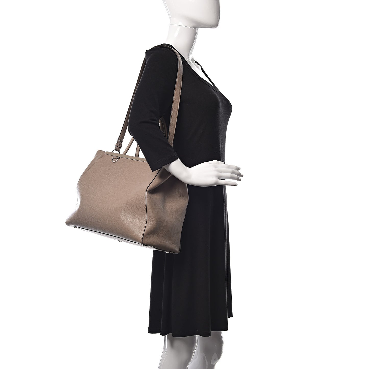 Vitello Elite Regular 2Jours Tote Tortora