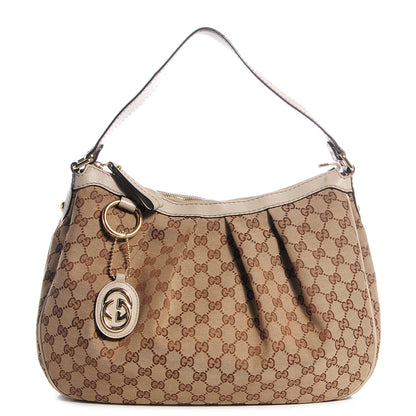 Gucci Monogram Medium Sukey Hobo Off White 1 of 7