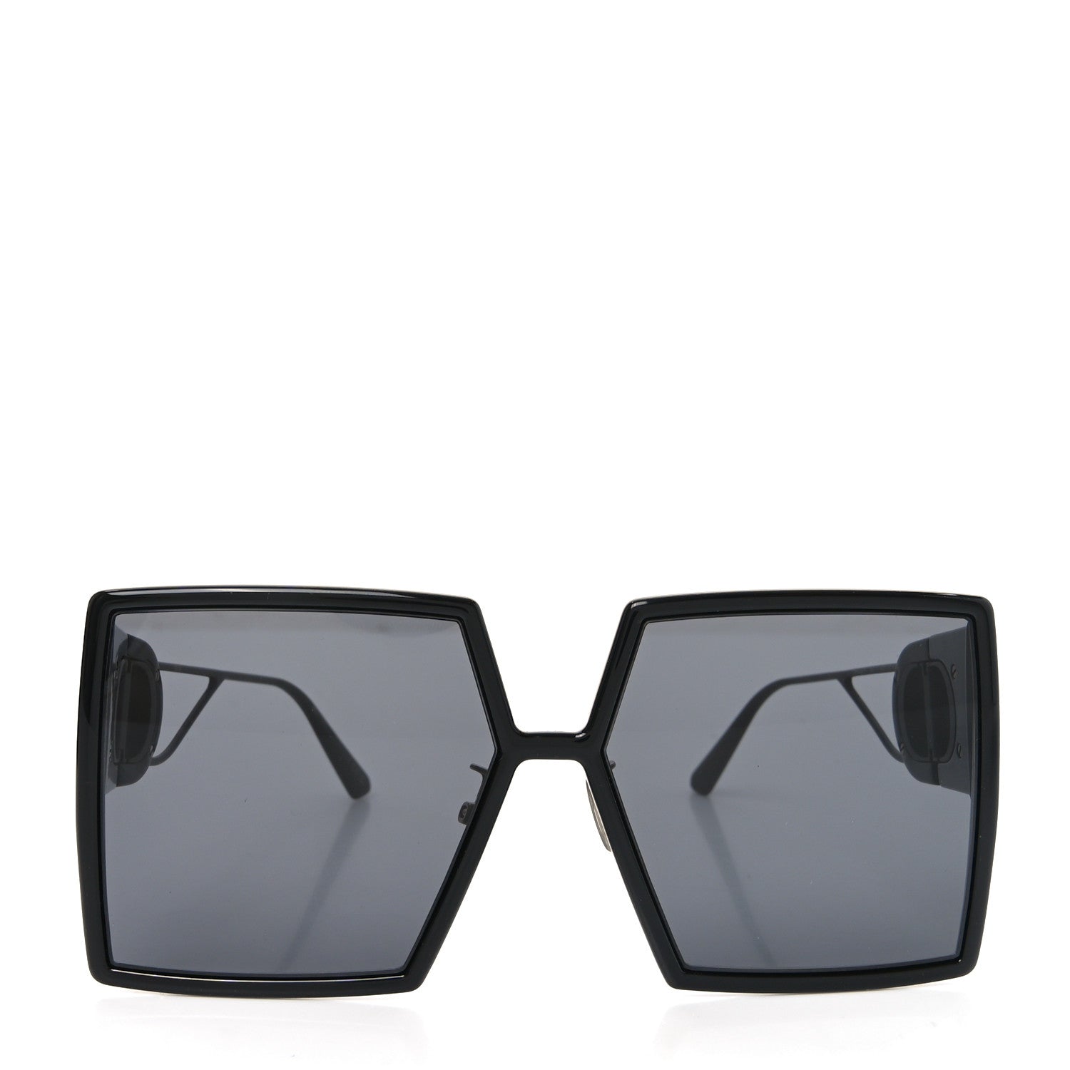 Christian Dior Acetate Monochrome Square 30 Montaigne SU Sunglasses Black 2 of 7