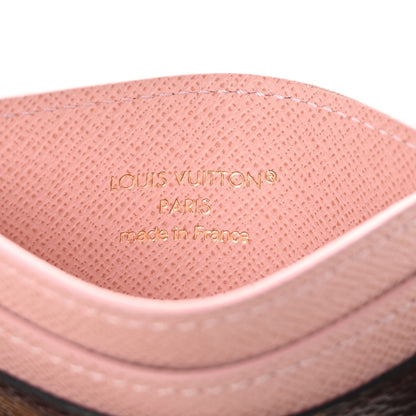 Louis Vuitton Monogram LV Charms Card Holder Rose Ballerine 6 of 7