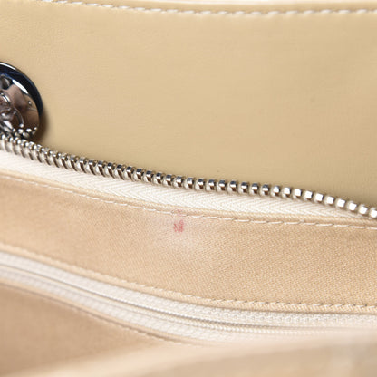 Chanel Patent Calfskin Quilted Shopping Tote Beige 10 of 11