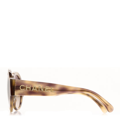 Chanel Acetate Polarized Round Sunglasses 5410 Tortoise 2 of 4