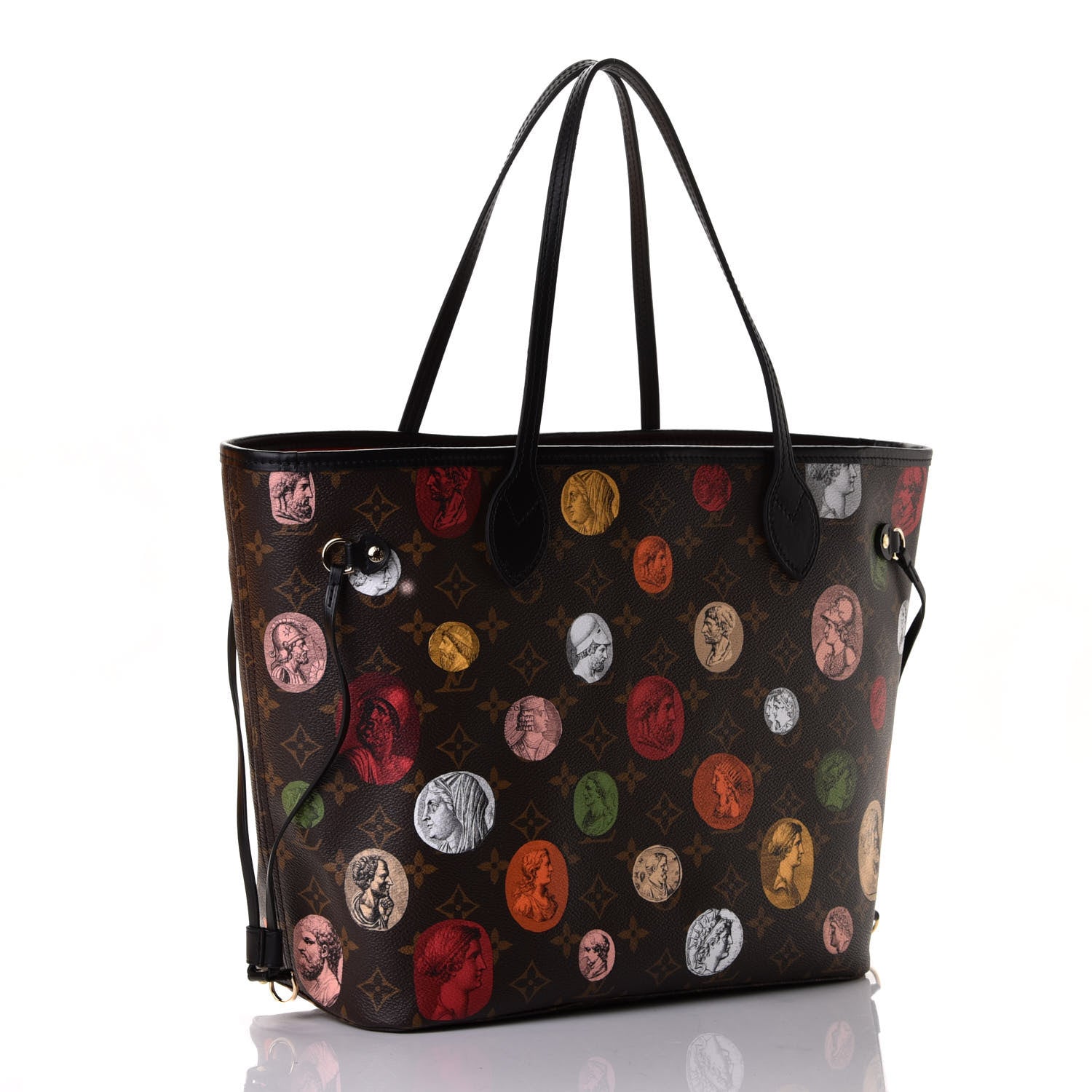 Louis Vuitton X FORNASETTI Monogram Cameo Neverfull MM 2 of 5
