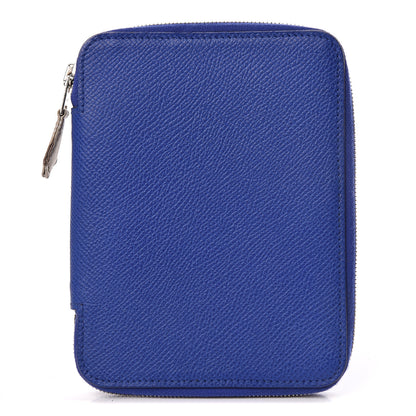 Hermes Epsom Silkydaily Globe Trotter Agenda Bleu Electrique 1 of 8