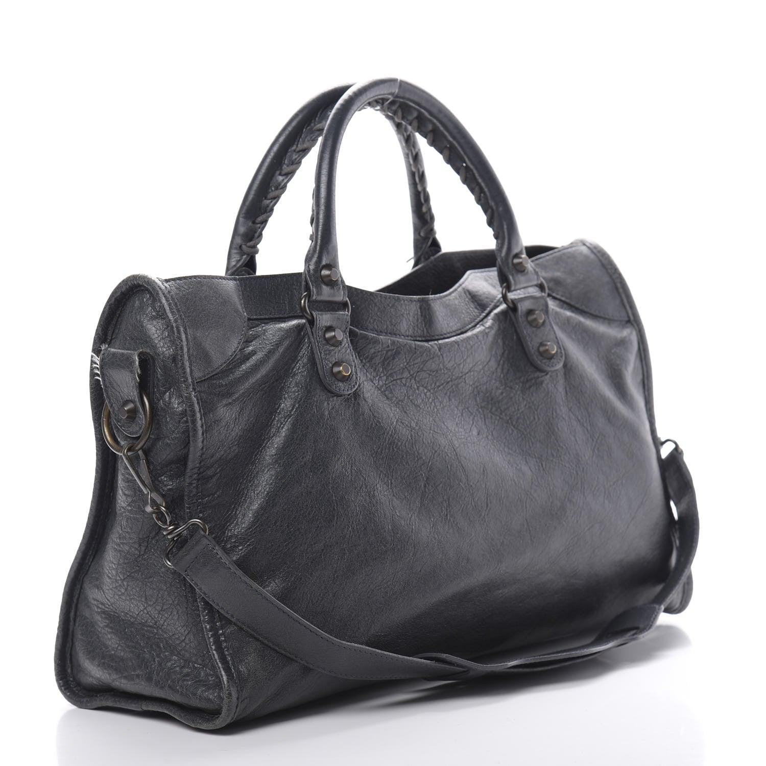 Balenciaga Agneau Classic Hardware City Anthracite 3 of 16