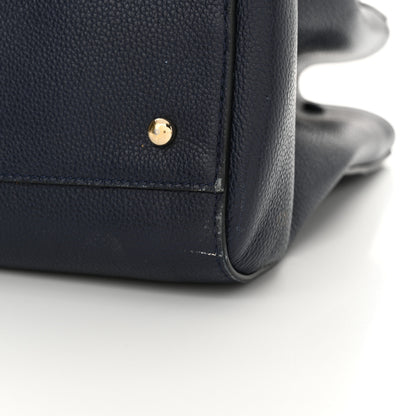 Chanel Grained Calfskin Medium Neo Executive Shopper Tote Dark Blue 13 of 16