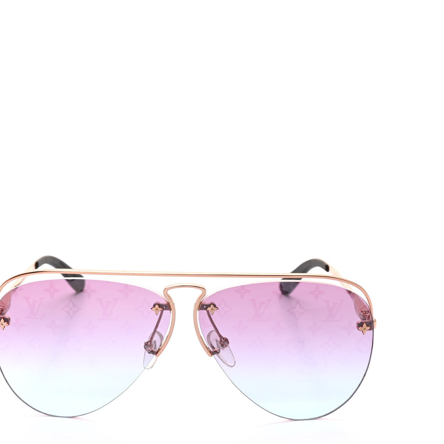 Monogram Grease Gradient Sunglasses Z1044W Aubergine