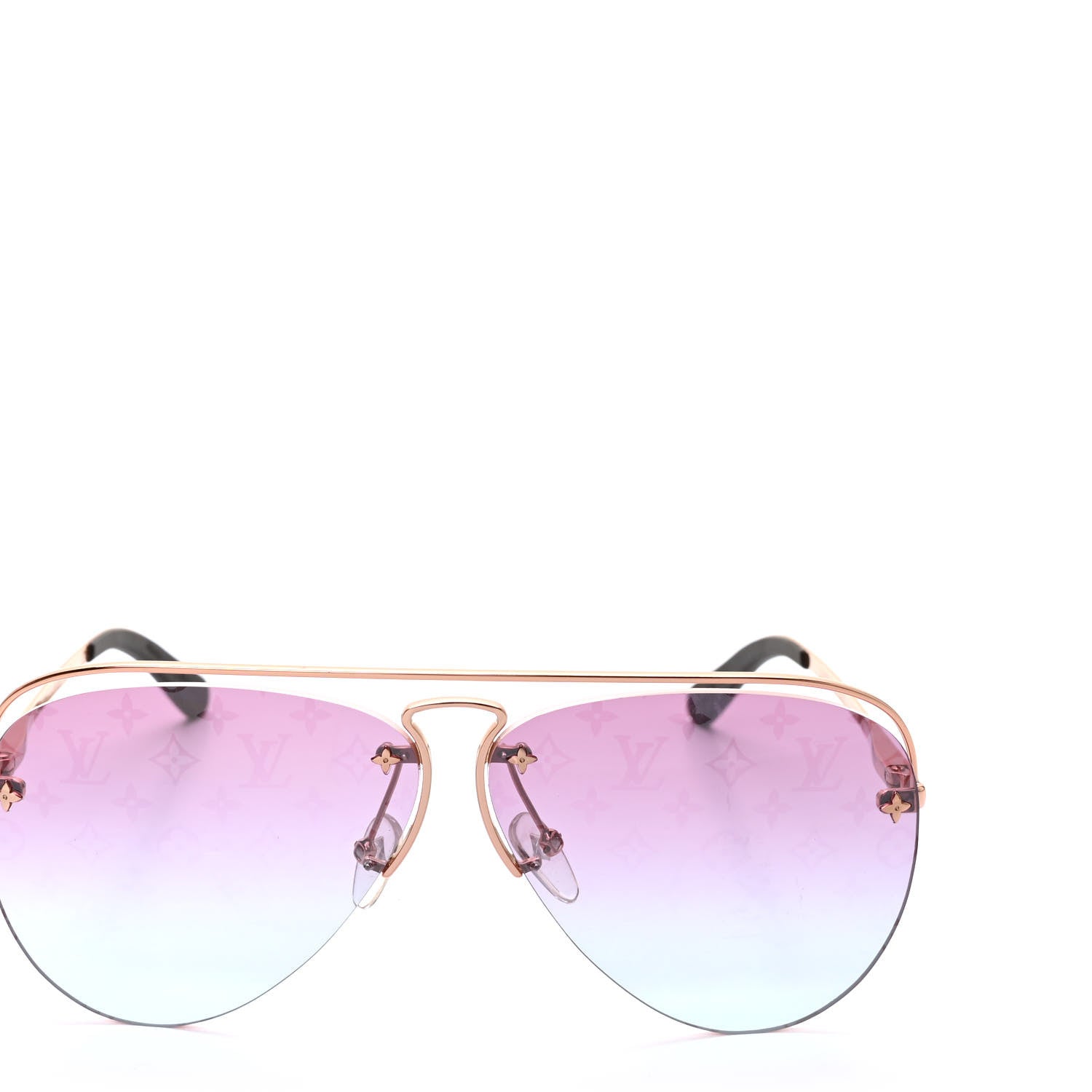 Louis Vuitton Monogram Grease Gradient Sunglasses Z1044W Aubergine 2 of 8