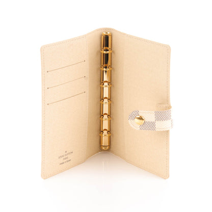 Louis Vuitton Damier Azur Small Ring Agenda Cover 5 of 7