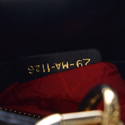 Christian Dior Lambskin Cannage Small Lucky Badges My Lady Dior Black 8 of 12