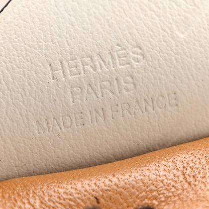 Hermes Milo Lambskin Grigri Rodeo Pegase Horse Bag Charm PM Sesame Black Nata 3 of 5
