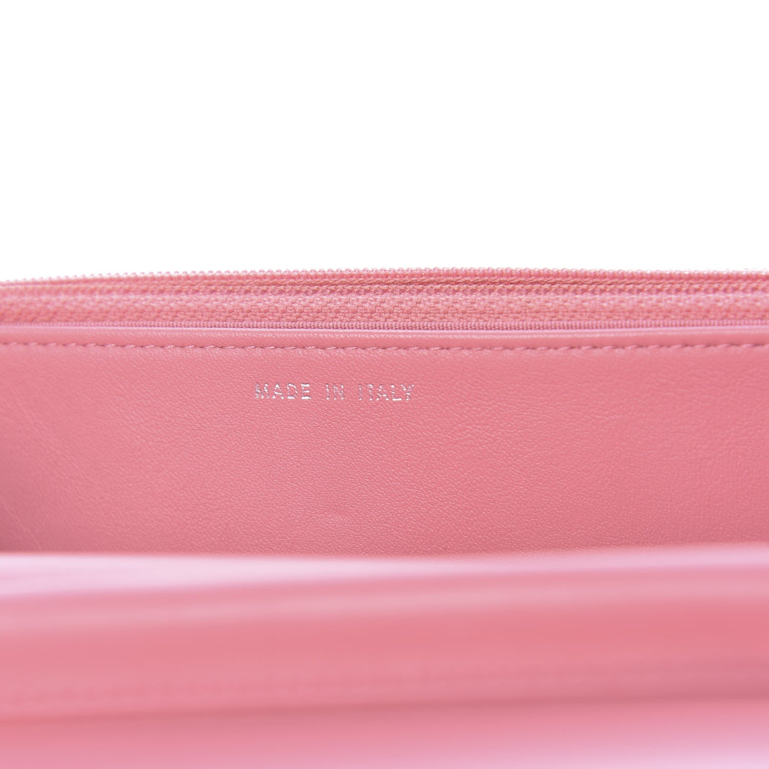 Chanel Calfskin Chevron Quilted Boy Wallet On Chain WOC Pink 7 of 11