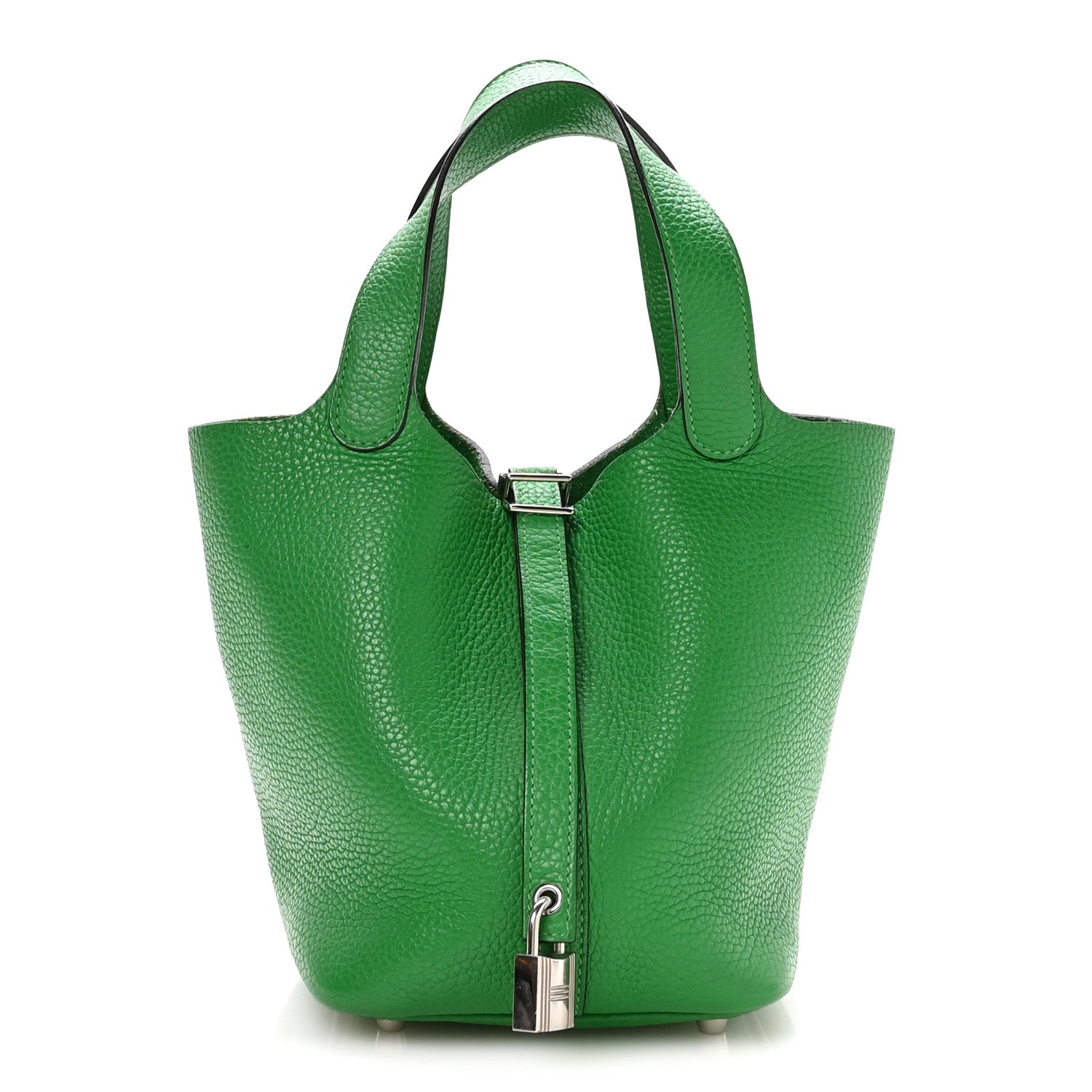 Hermes Taurillon Clemence Picotin Lock 18 PM Bambou 1 of 12