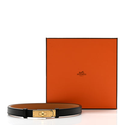 Hermes Epsom Kelly Belt Black 4 of 4