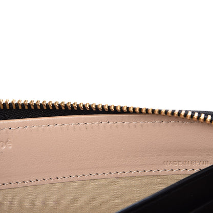 Chloe Grained Calfskin Joe Long Zip Around Wallet Black 9 of 11