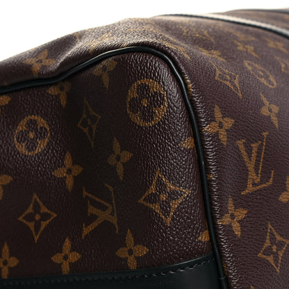 Louis Vuitton Monogram Macassar Keepall Bandouliere 45 8 of 11