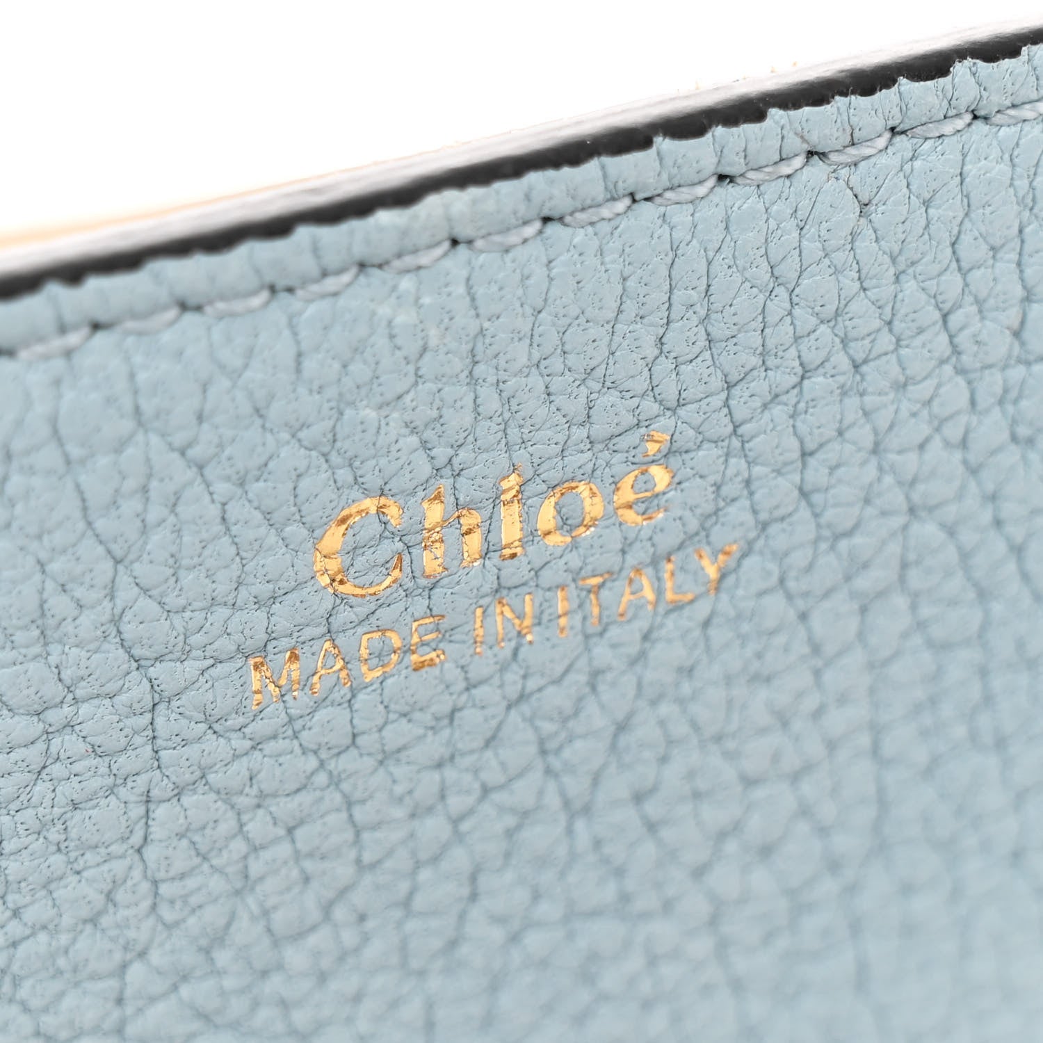 Chloe Grained Lambskin Drew Shoulder Bag Fresh Blue 6 of 10