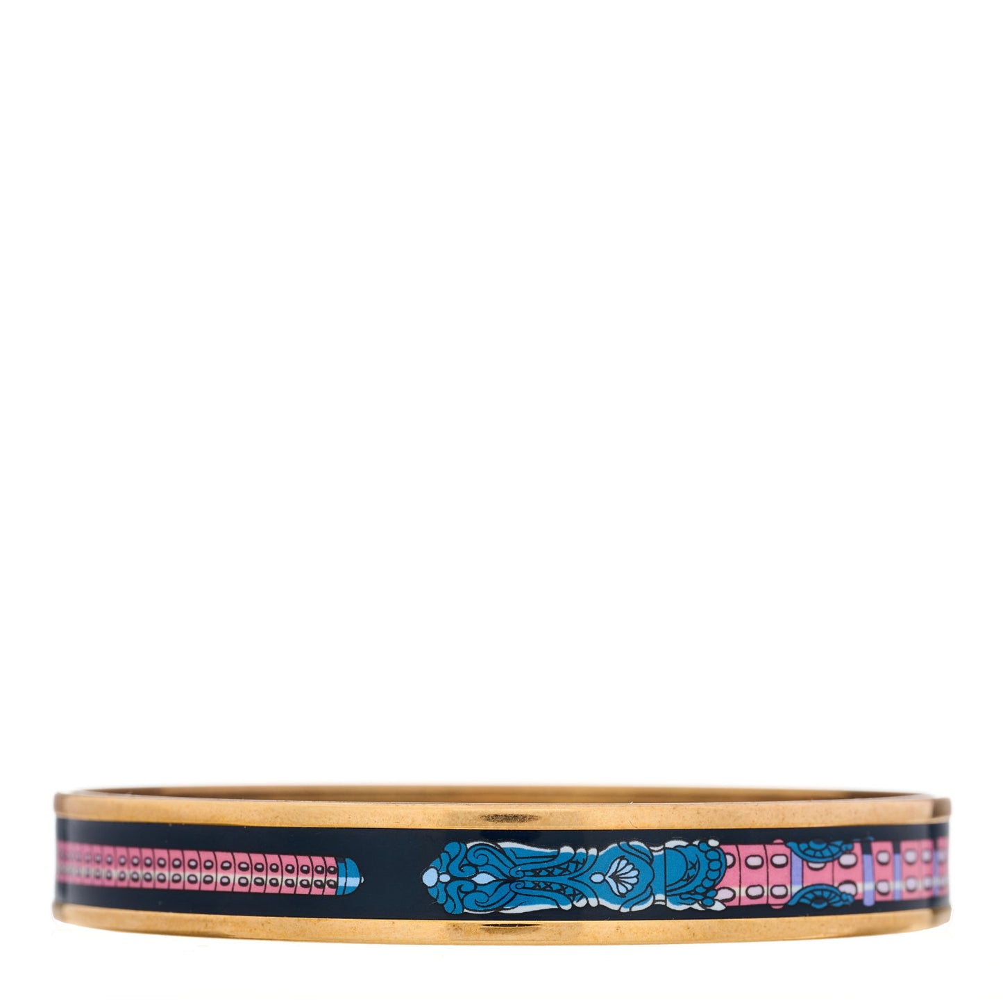 Enamel Printed Narrow Les Cannes Bracelet 70 Arts and Crafts