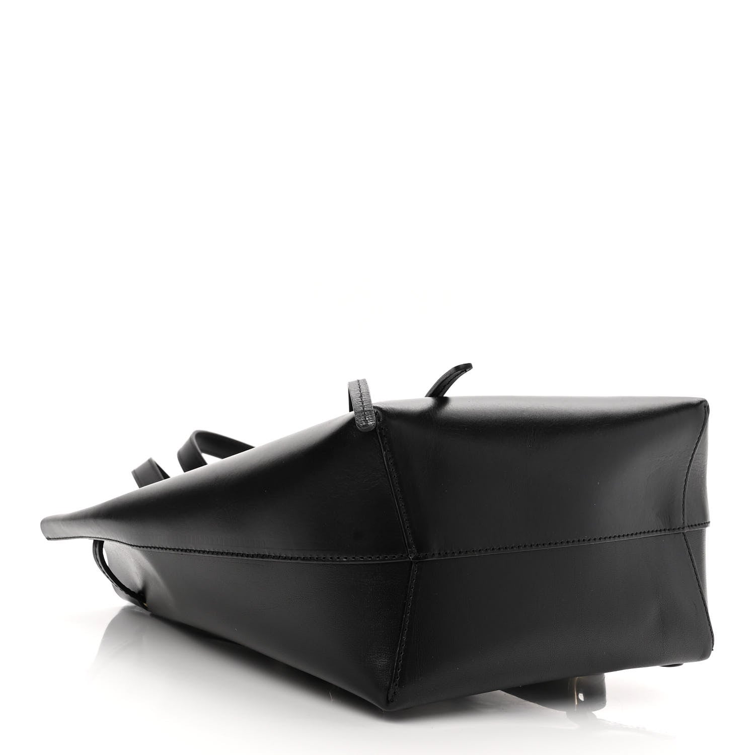 Mansur Gavriel Calfskin Backpack Bag Black Gold 4 of 12