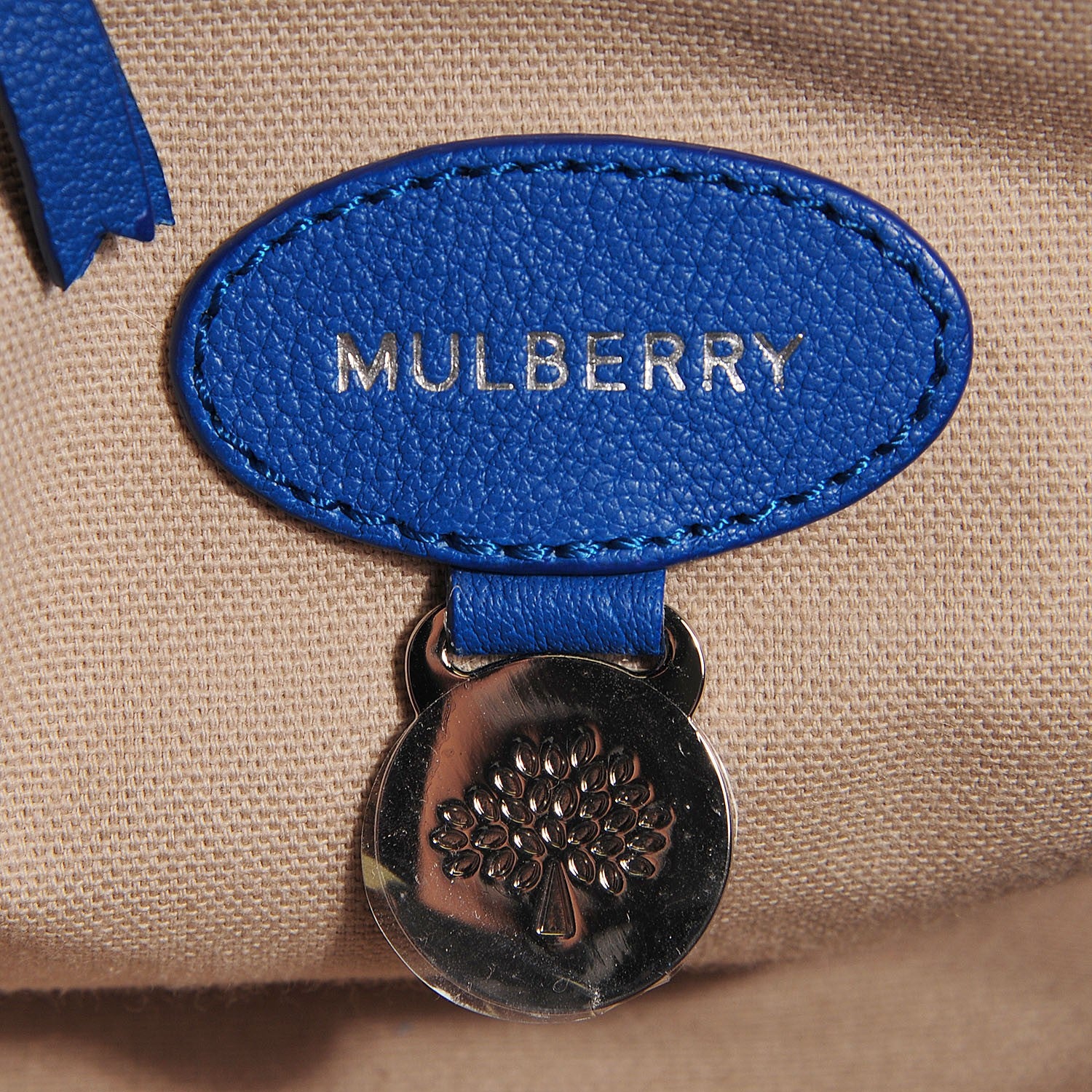 Mulberry Polished Buffalo Medium Alexa Bluebell Blue 8 of 11
