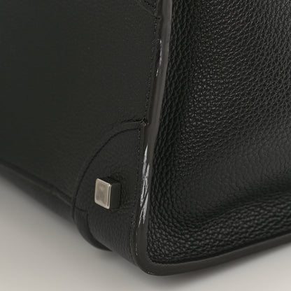 Celine Drummed Calfskin Mini Luggage Black 9 of 9