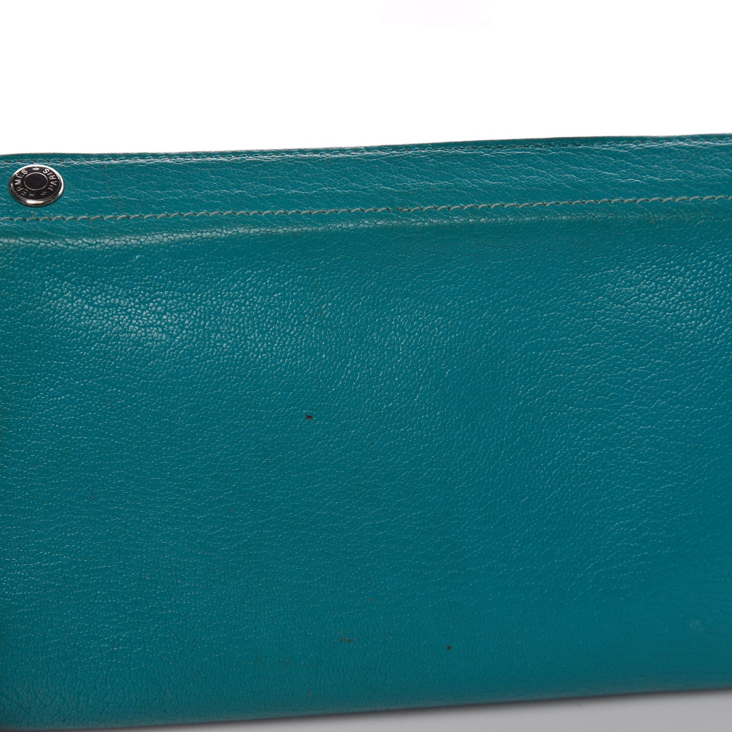 Hermes Chevre Mysore Karo GM Turquoise 15 of 16