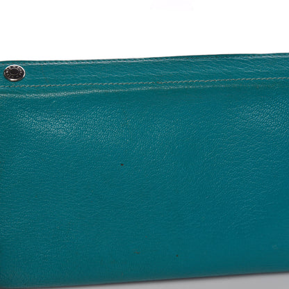Hermes Chevre Mysore Karo GM Turquoise 15 of 16
