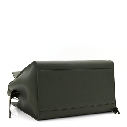 Khaite Pebbled Calfskin Crosby Tote Bottle Green 4 of 11
