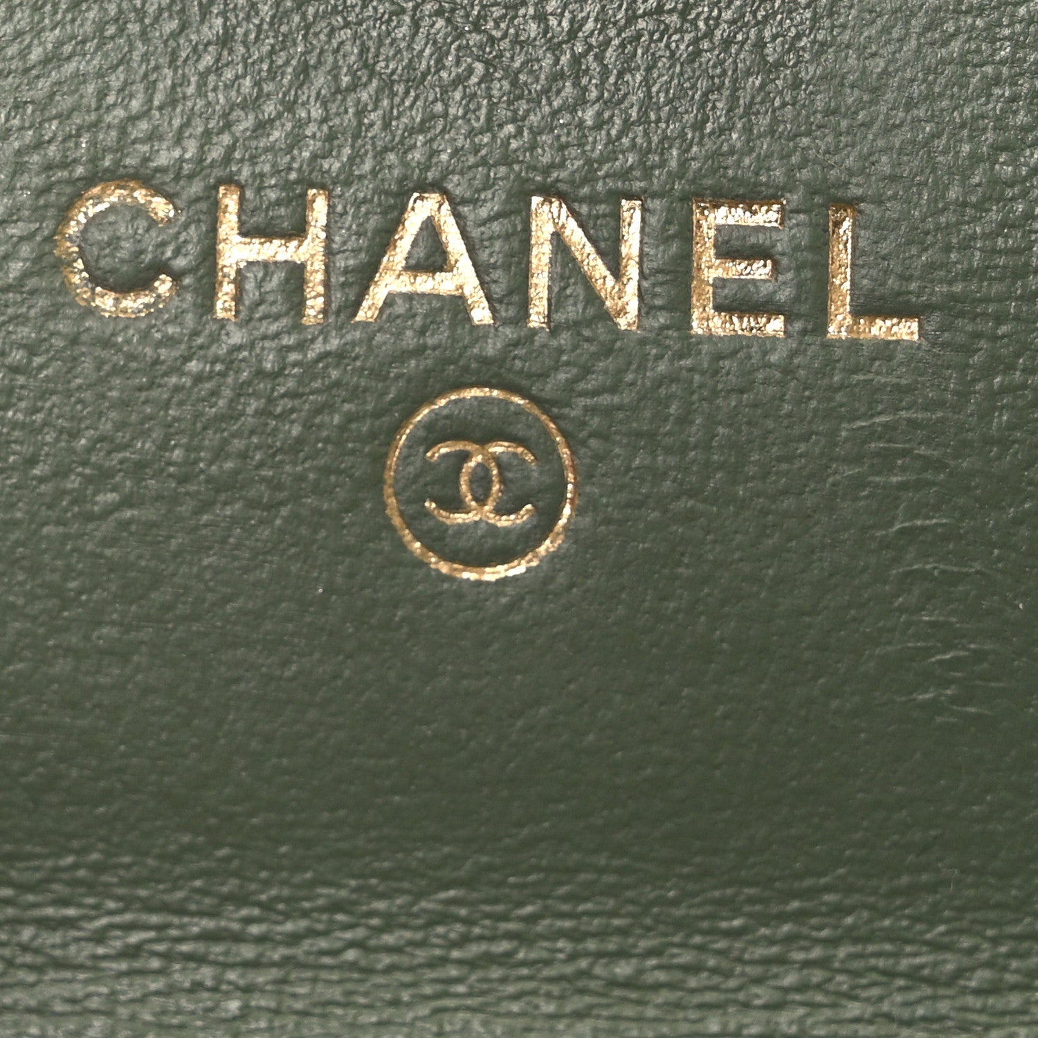 Chanel Lambskin Quilted Trendy CC Card Holder On Chain Green 6 of 12