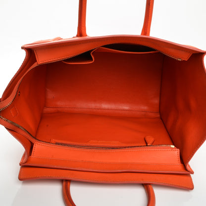 Celine Smooth Calfskin Mini Luggage Bright Orange 7 of 16