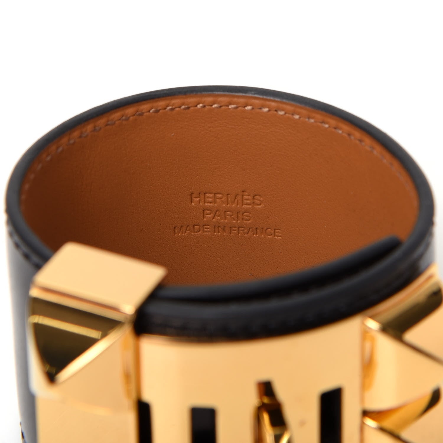 Hermes Box Collier De Chien CDC Bracelet S Black 4 of 6
