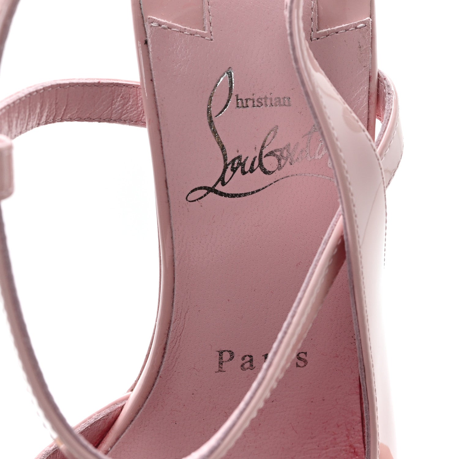 Christian Louboutin Patent So Jenlove 100 Pumps 37 Rosy 8 of 9
