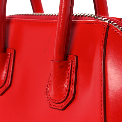 Givenchy Shiny Lord Calfskin Mini Antigona Red 12 of 16