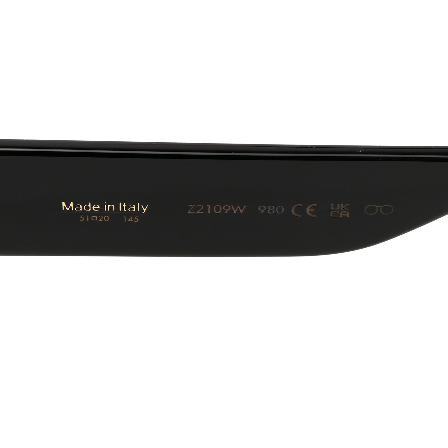 Acetate LV Circle Cat Eye Sunglasses Z2109W Black